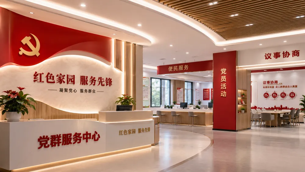 北京某街道党群服务中心建设案例实景图