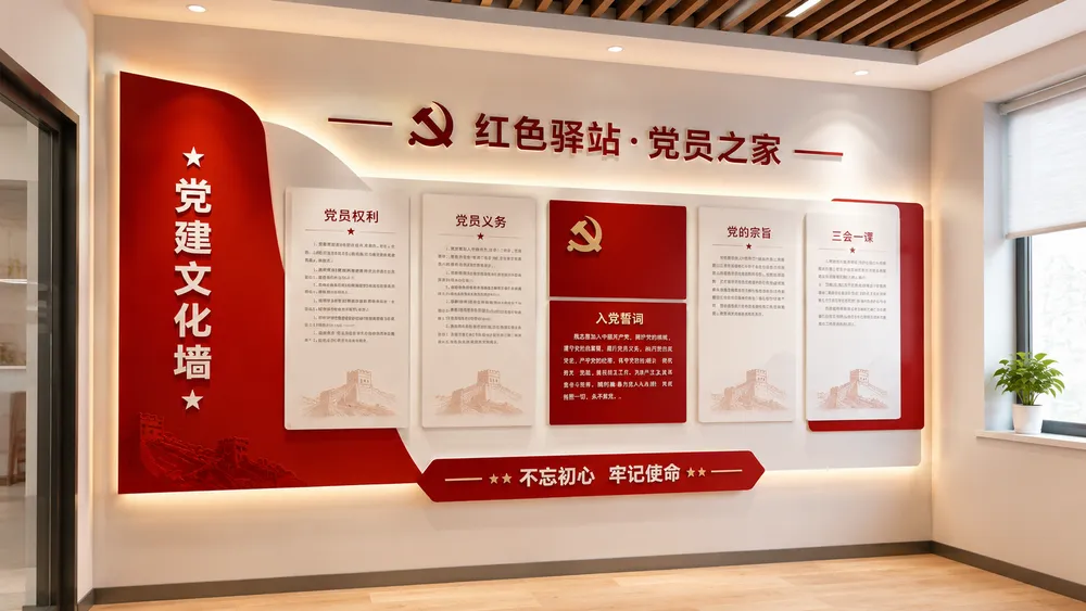 北京某社区党员活动室数字化升级案例实景图 1