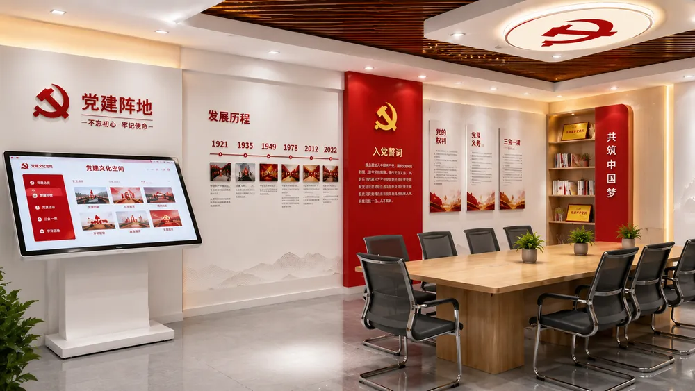 北京某园区党建阵地升级改造案例实景图 2