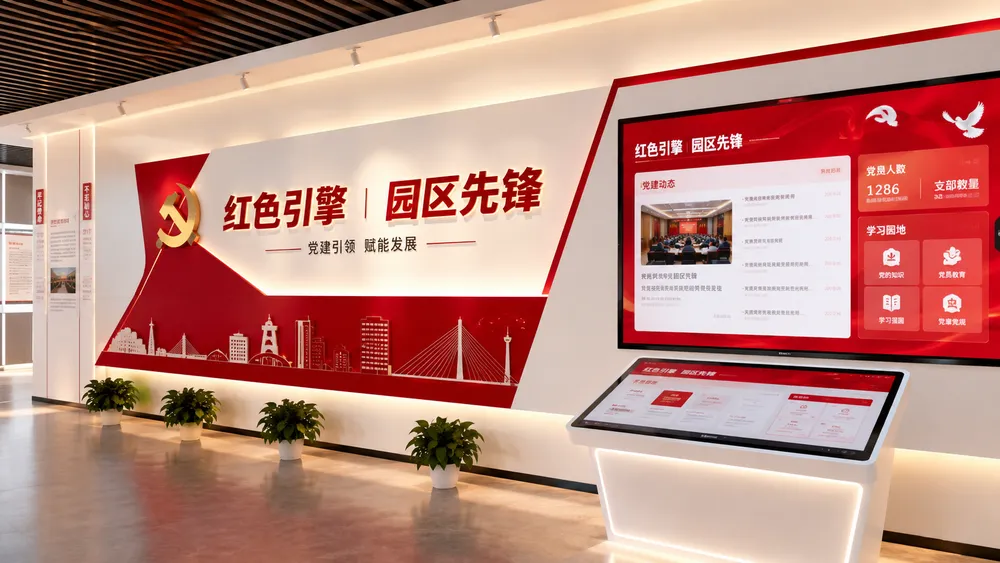 北京某园区党建阵地升级改造案例实景图 3