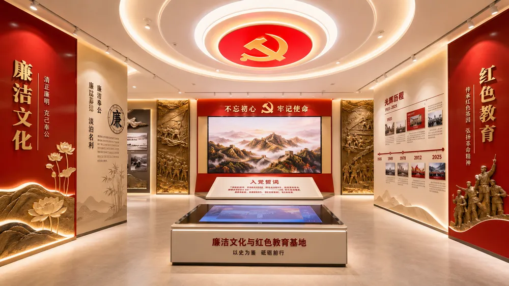 廉洁文化教育基地展陈空间设计