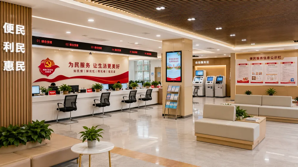 党群服务中心提质升级改造实景图